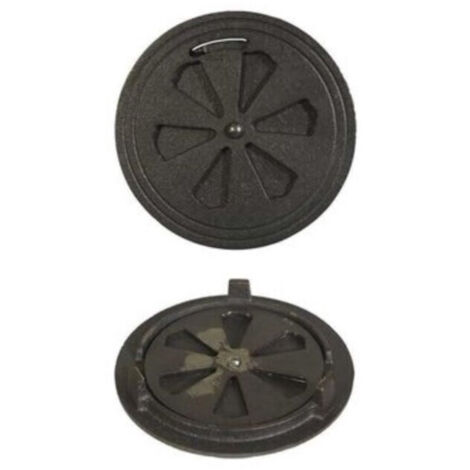 Grille d'aération reglable en fonte diamêtre 15cm - TORBEL