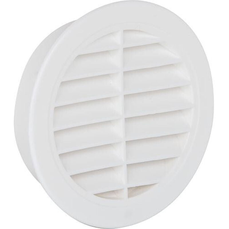 Upmann - Grille d'aération rond diamètre 175 mm blanc