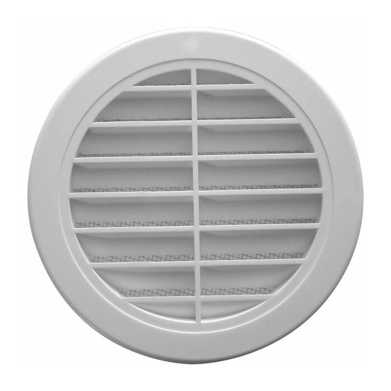Upmann - Grille de ventilation ronde, dn 125 blanc - 66613