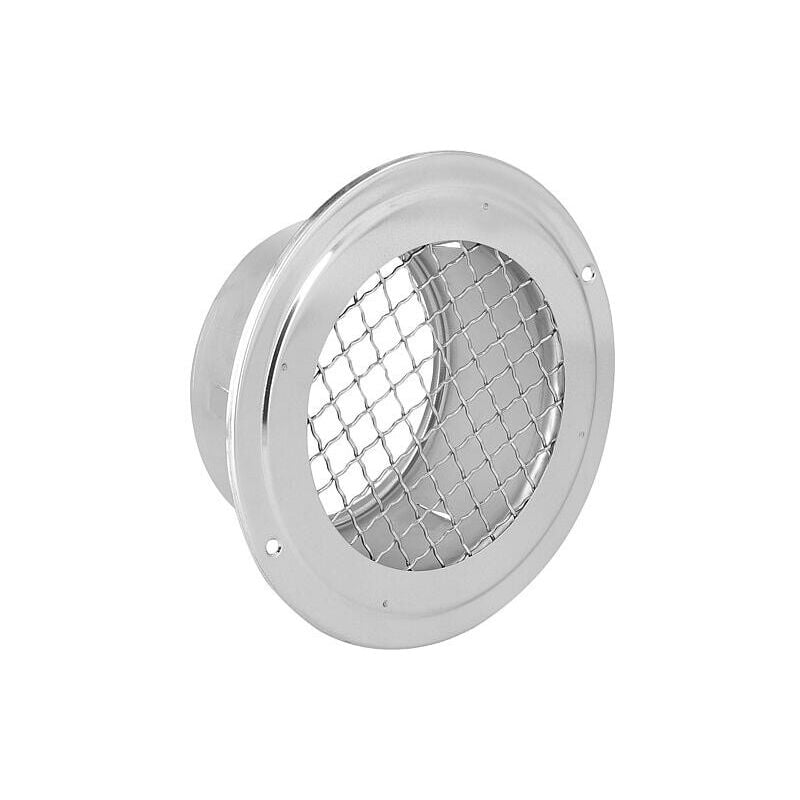 Banyo - Grille d'aération ronde en acier inoxydable