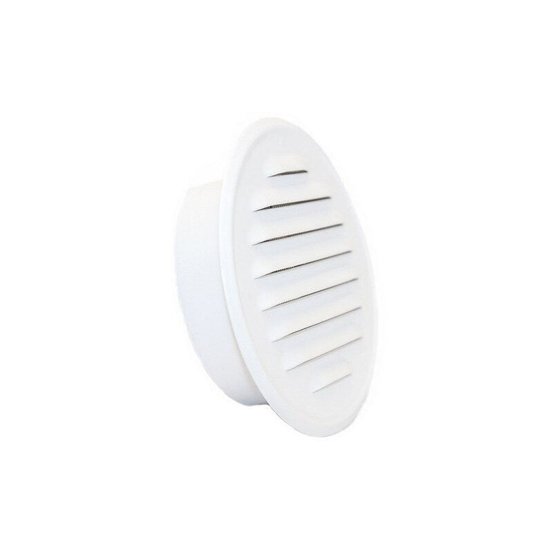 Bricoline - Grille de ventilation aération ronde 150mm blanche