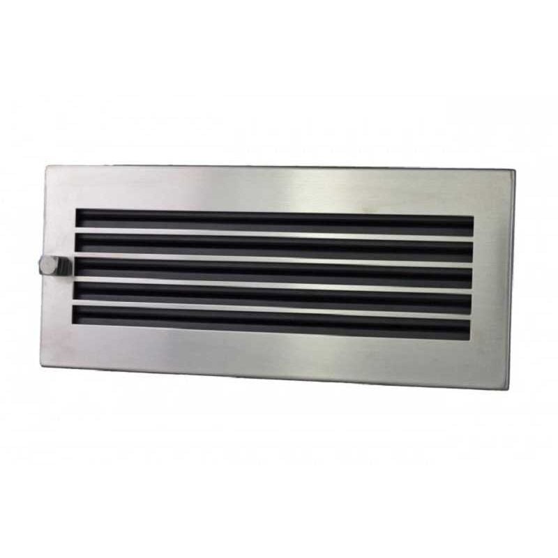Grille d'air chaud - En inox 35 x 15 cm
