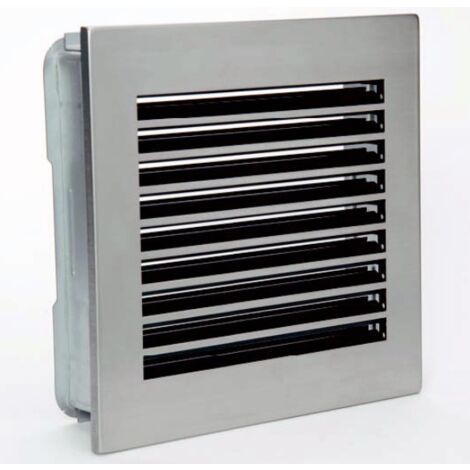 Grille d'air froid - En inox  35 x 23 cm