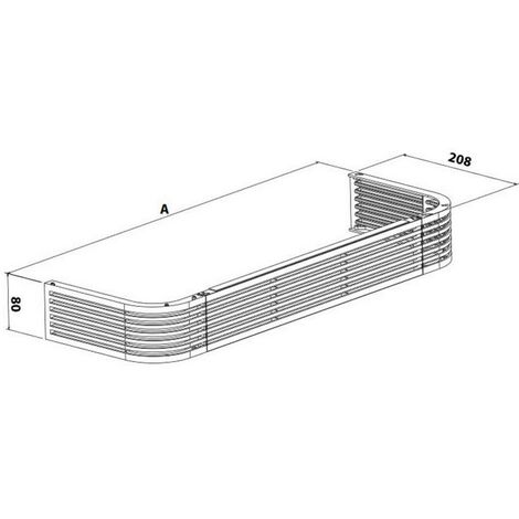 Grille d'aspiration pour ventilo-convecteur 1,8 kW