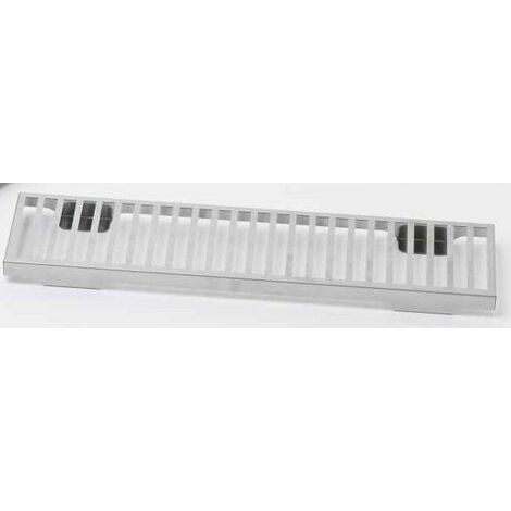 Grille de barbecue 60 cm en inox – Compatible planchas 600 mm – Pour cuisson viande et légumes – Couvercle à charnières en option – Roller Grill