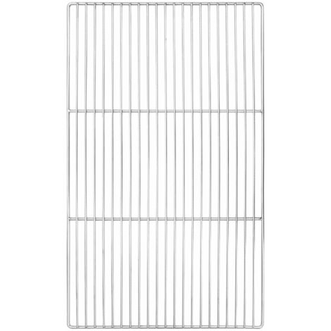 Grille de barbecue-Accessoires pour barbecue Argenté 67 x 40 cm Acier inoxydable