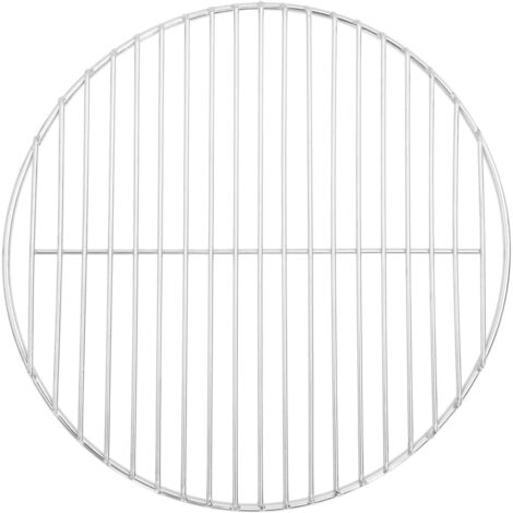 Grille de barbecue-Accessoires pour barbecue ronde Ø37 cm Acier inoxydable 304