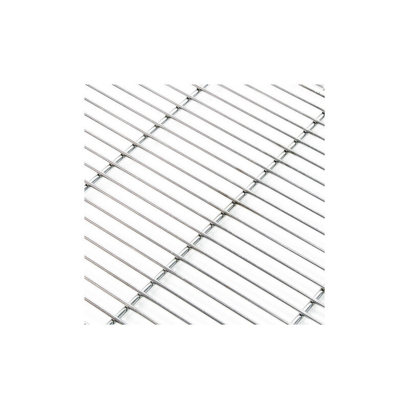 Grille de barbecue Acier inoxydable Carrée 60 x 40 cm Sans Grille de barbecue Acier inoxydable Carrée 60 x 40 cm Sans