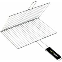 Grille de barbecue double rectangulaire 40 x 30 cm GR025 Grille de barbecue double rectangulaire 40 x 30 cm GR025