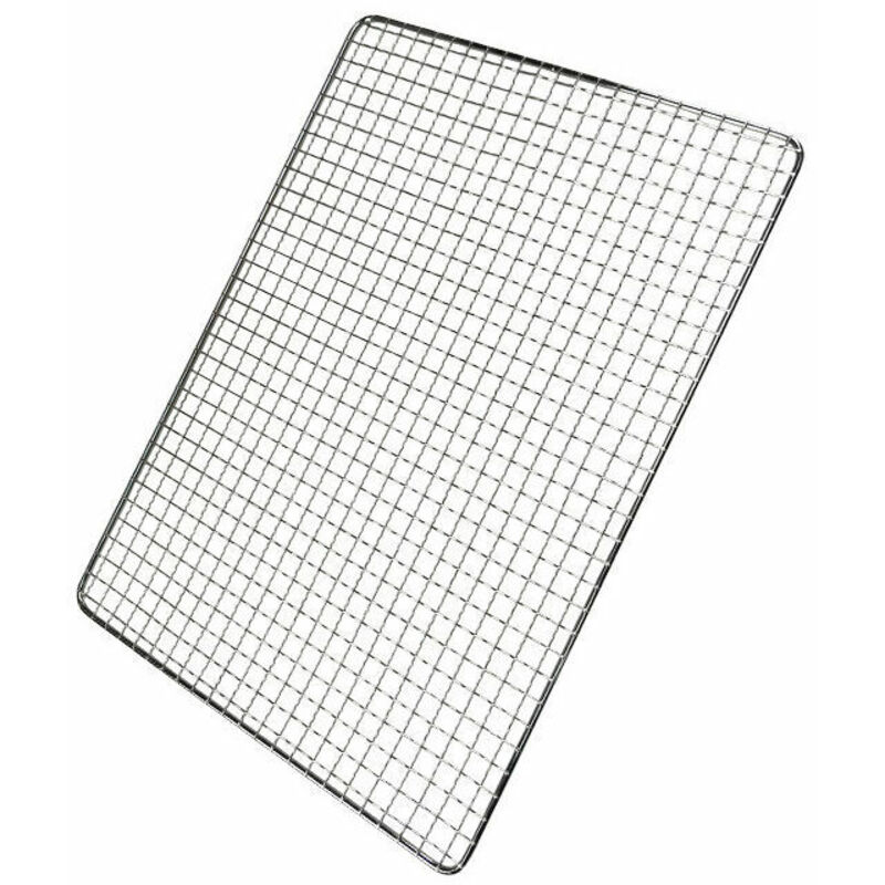 Grille de barbecue en acier inoxydable pour camping, barbecue, pique-nique 4025cm Argent