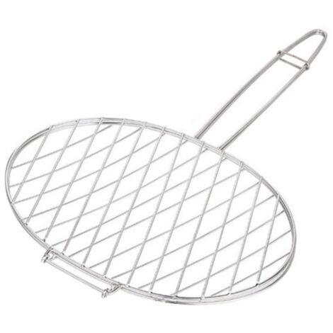 Grille de barbecue, filet de barbecue, panier de barbecue extérieur, pince à poisson grillé, adapté au camping, au barbecue, au pique-nique