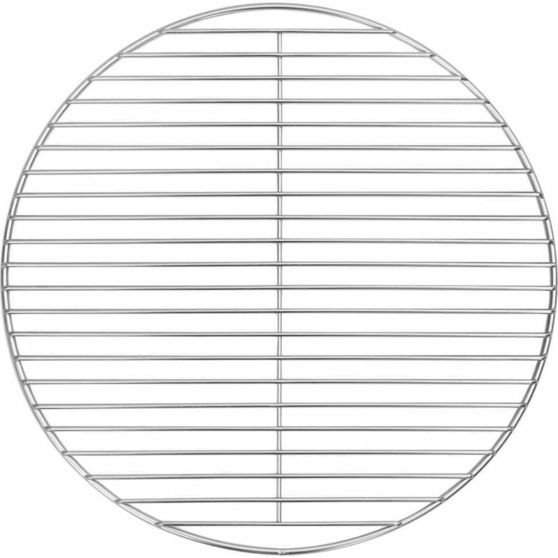 Vidaxl - Grille de bbq Argent Ø43 cm Acier Inoxydable
