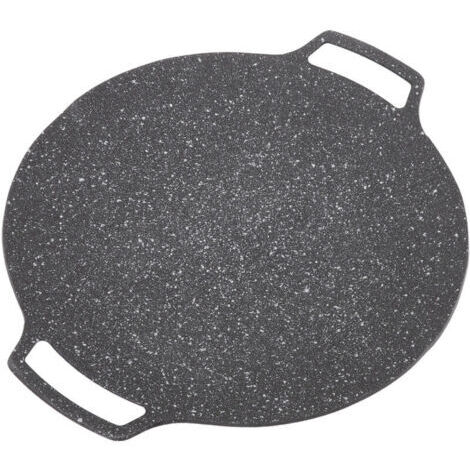 Grille de Barbecue Ronde Coréenne, Plaques de Cuisson, Ustensiles de Cuisine, Poêle à Griller pour Cuisinière, Poêle à Frire Circulaire, Plaque de Barbecue Coréenne, Ustensiles de (Type de gaz