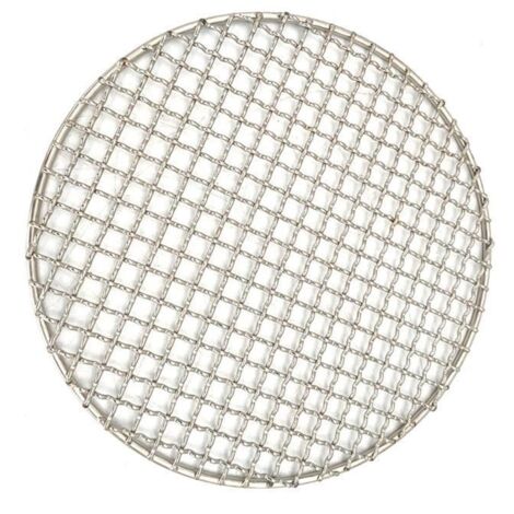Grille de barbecue ronde, filet de cuisson et grille de refroidissement, diamètre 27 cm.