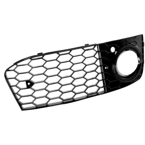 Grille de Calandre à Mailles pour Audi A4 B8 2009-2011 - Phare Anti-Brouillard Noir