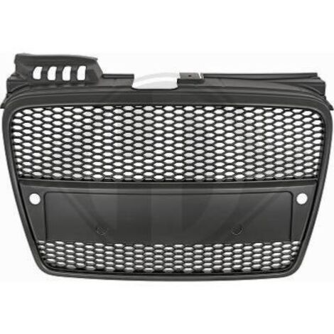 Grille de Calandre ABS Audi A4 8E 2004 a 2007 Noir Singleframe PDC-34095745