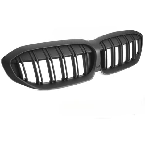 Grille de Calandre ABS BMW Serie 3 G20/G21 2019 a 2022 Noir Mat Double Barres-42533042