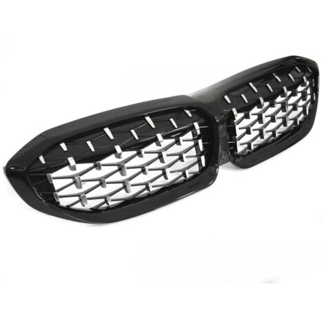 Grille de Calandre ABS BMW Serie 3 G20/G21 de 2019 a 2022 Noir Chrome-42533838