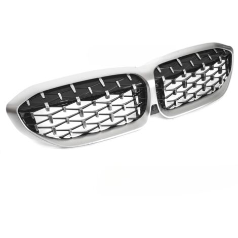 Grille de Calandre ABS BMW Serie 3 G20/G21 de 2019 a 2022Silver Chrome-42533938