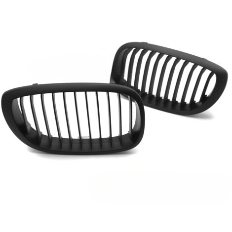 Grille de calandre avant BMW Serie 3 E46 LCI Berline de 2001 a 2005 Noir matt-42670913