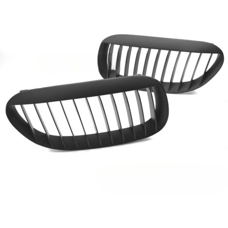 Grille de calandre avant BMW Serie 6 E63 / E64 de 2002 a 2010 Noir matt-42673519