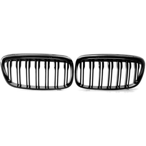 LIFCAUSAL Grille de calandre avant F45 noire de remplacement pour BMW Série 2 Active Tourer 5 places et grille de pare-chocs avant F46 Gran Tourer 7 places 2015-2017