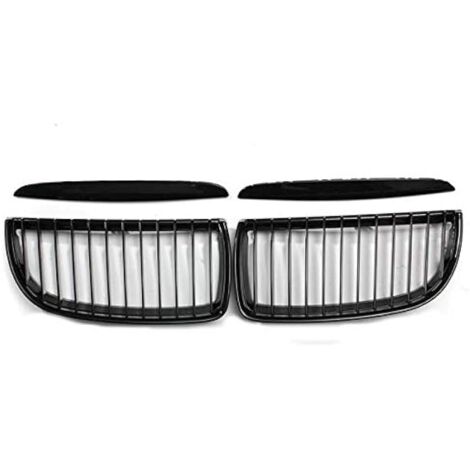 Grille de calandre avant noir brillant compatible avec BMW E90 E91 320i 323i 325i 330i 320d 335i 2005-2008