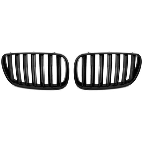 Grille de calandre BMW X3 E83 LCI de 2006 a 2010 noir brillant-28698984