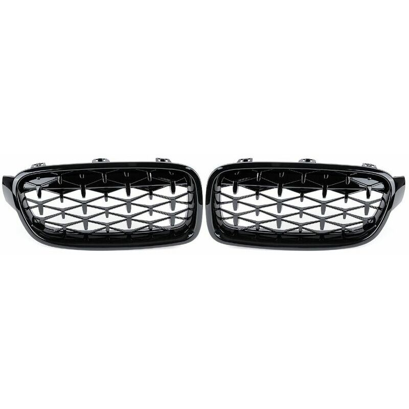 Grille de calandre diamant noir brillant pour BMW série 3 F30 F31 F35 F80 berline Estate Touring 13-19