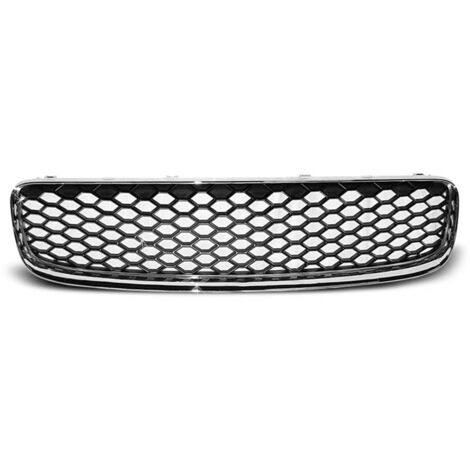 Grille de calandre pour Audi TT 8N de 1999 a 2006 look Sport Chrome et noir-27318035