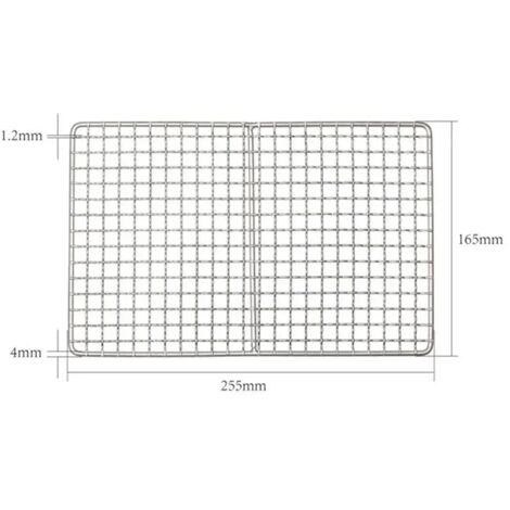Grille de camping pliable en titane avec support portable, idéale pour le camping et la randonnée, accessoires de cuisine et réchauds portables.