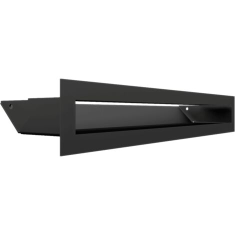 KRATKI Grille de cheminée LUFT 6x40 noir Slim