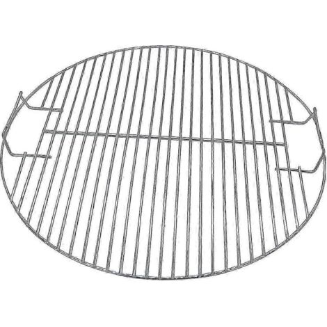 Grille de cuisson en acier inoxydable de 44,5 cm pour barbecues à charbon de type Weber Char-Broil et barbecues en céramique de type Big Green.