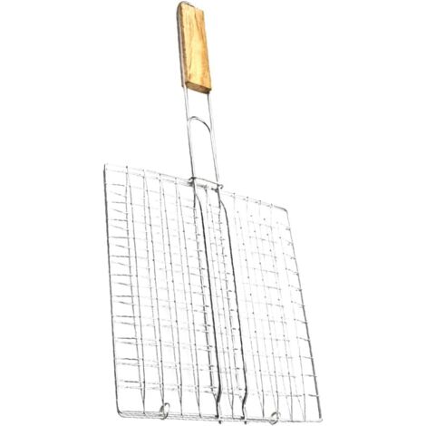Grille de Cuisson en Acier Inoxydable pour Barbecue Panier Grillagé