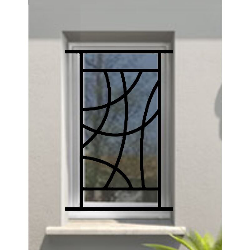 Grille de Defense Arcade pour Fenetre h= 135 cm x l= 60 cm (côte tableau)