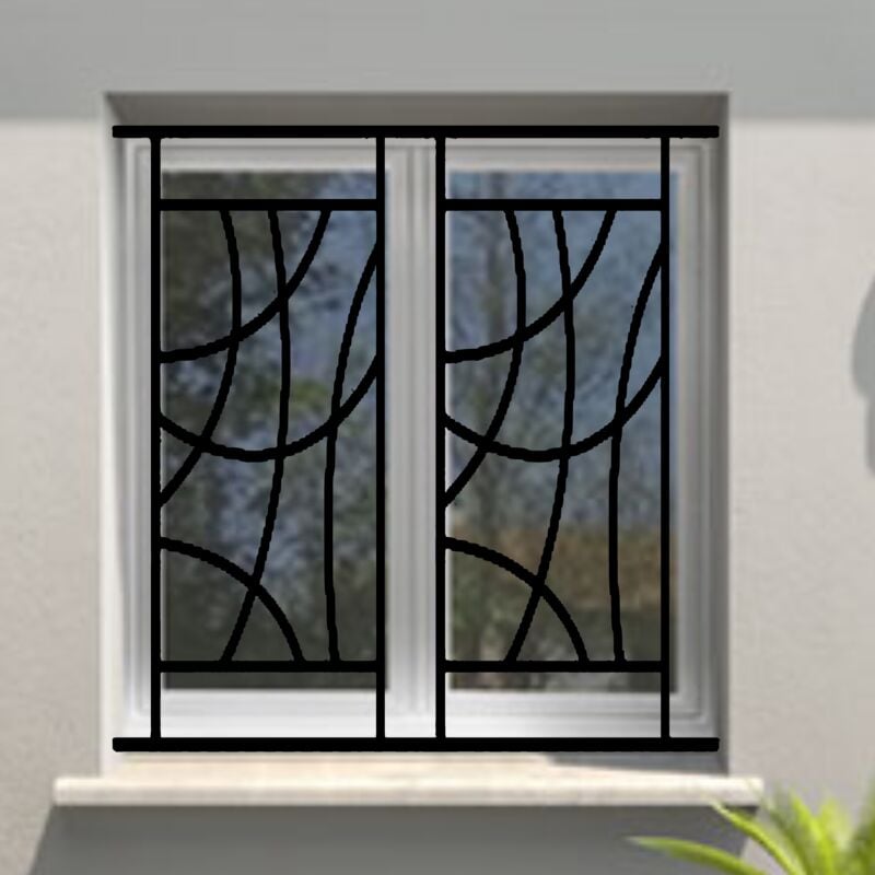 Grille de Defense Arcade pour Fenetre h= 125 cm x l= 140 cm (côte tableau)