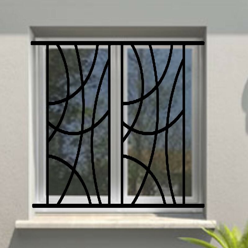 Grille de Defense Arcade pour Fenetre h= 95 cm x l= 100 cm (côte tableau)