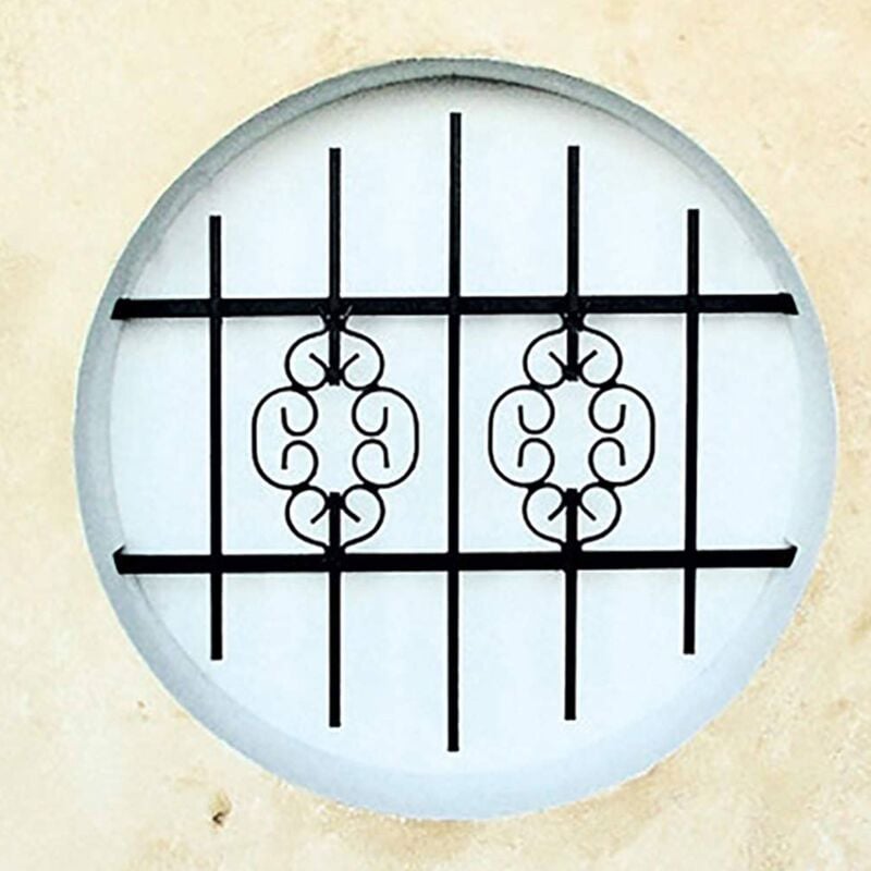 DMS - Grille de Defense Byzance diametre 60 cm pour Fenetre ronde (côte tableau)