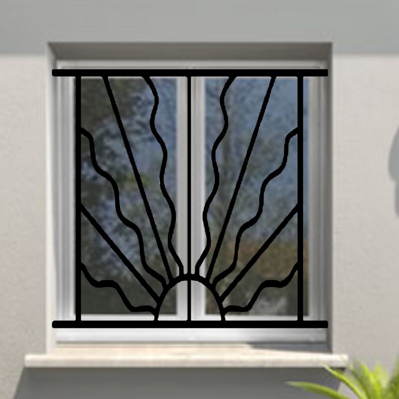 Grille de Defense Estivale pour Fenetre h= 75 cm x l= 100 cm (côte tableau)