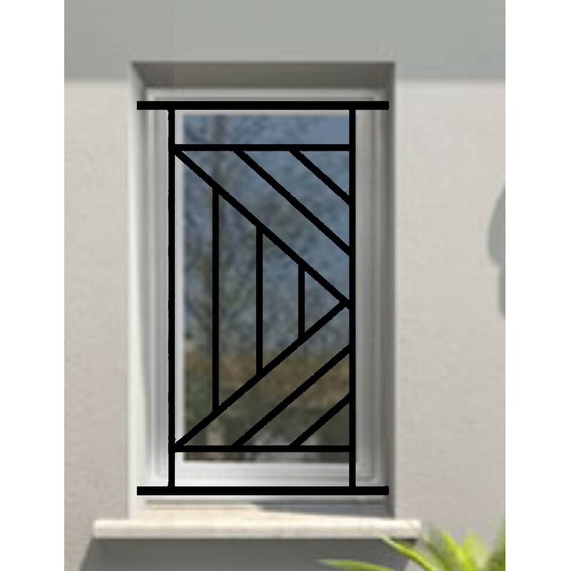 Grille de Defense Isoangle pour Fenetre h= 105 cm x l= 60 cm (côte tableau)