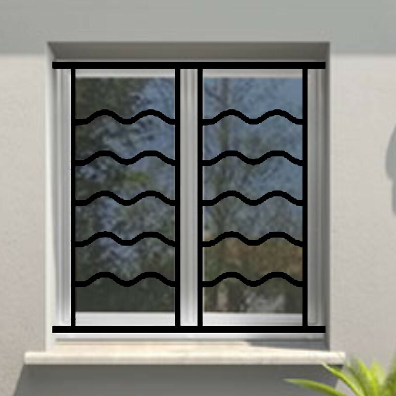 DMS - Grille de Defense Oceane pour Fenetre h= 105 cm x l= 120 cm (côte tableau)