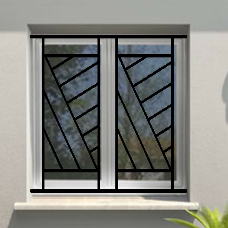 DMS - Grille de Defense Omega pour Fenetre h= 135 cm x l= 160 cm (côte tableau)