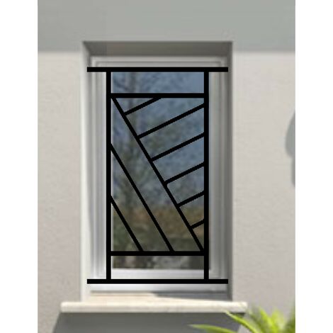 Grille de Defense Omega pour Fenetre H= 105 cm x L= 80 cm (côte tableau)