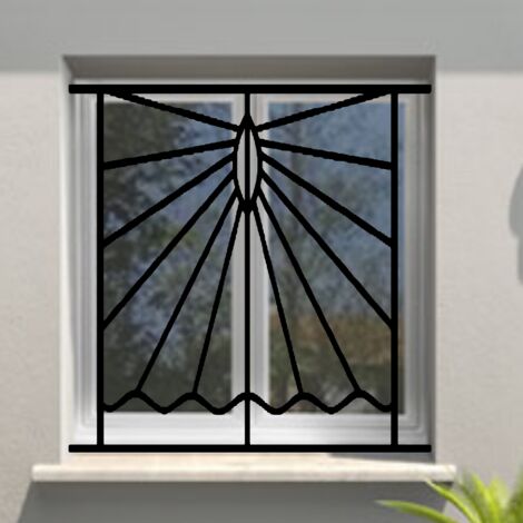 Grille de Defense Solazur pour Fenetre H= 45 cm x L= 100 cm (côte tableau)