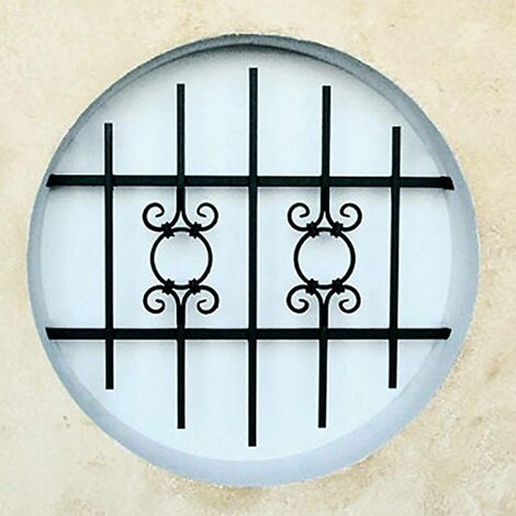 Grille de Defense Toscane diametre 100 cm pour Fenetre ronde (côte tableau)