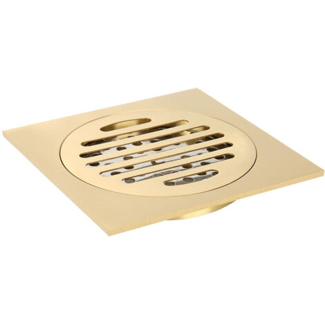 Grille de Douche Anti-Odeurs en Laiton pour Salle de Bain, Évacuation d'Eau et Accessoire de Plomberie