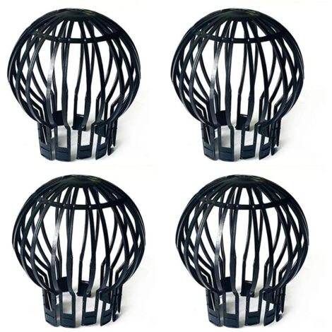 Grille de Drain pour Toit et Balcon - Anti-Bouchage, Couvercle Rond pour Feuilles et Pluie