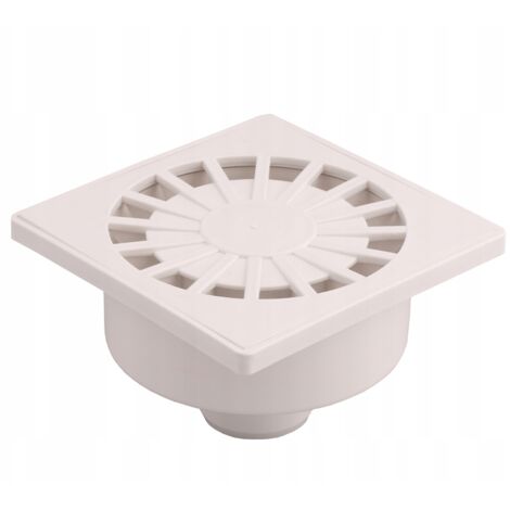 Grille de drainage 15x15cm Drain de fond Ø50 AQUER