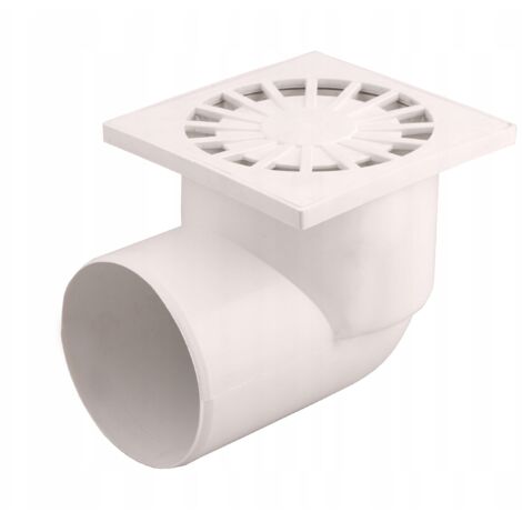 Grille de drainage 15x15cm Drain latéral Ø110 AQUER