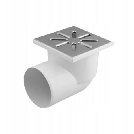 Grille de drainage 15x15cm Drain latéral Ø110 AQUER